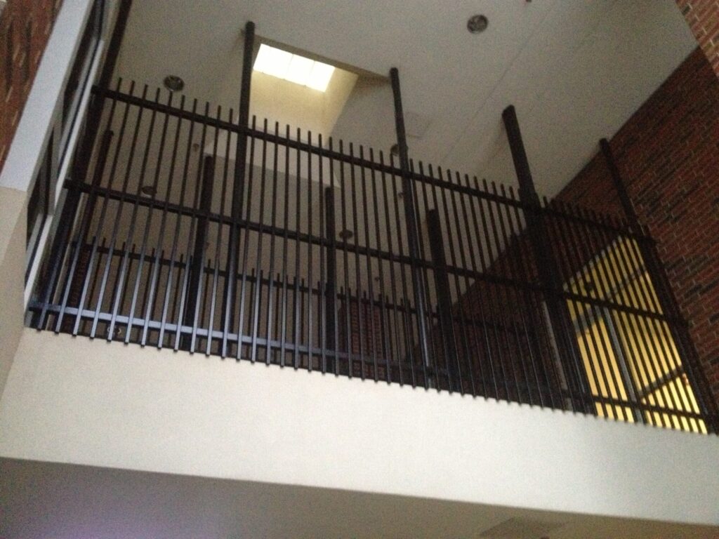 decorative metal railing