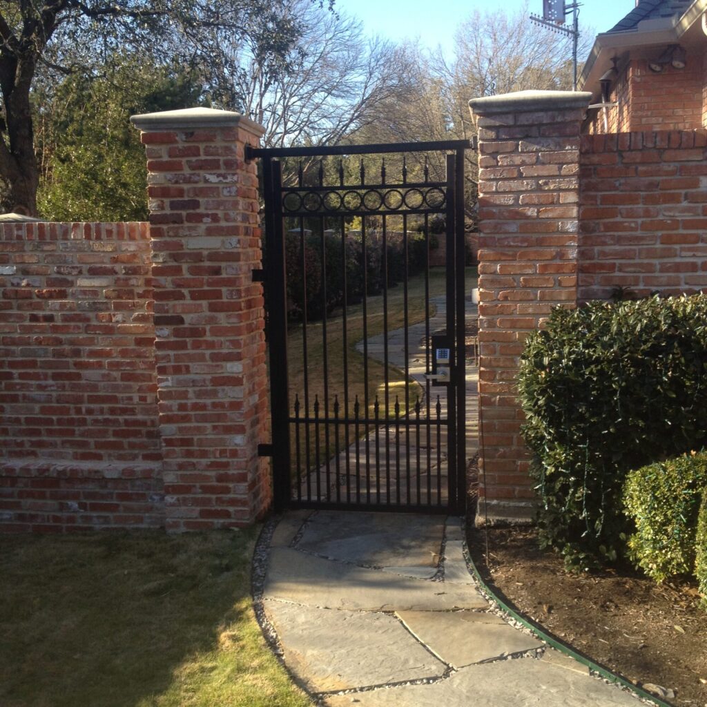 decorative metal gate